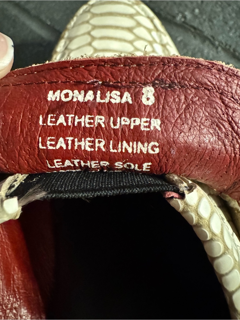 Free Bird MONA LISA Cream Textured
Mules size 8. - Picture 6 of 6